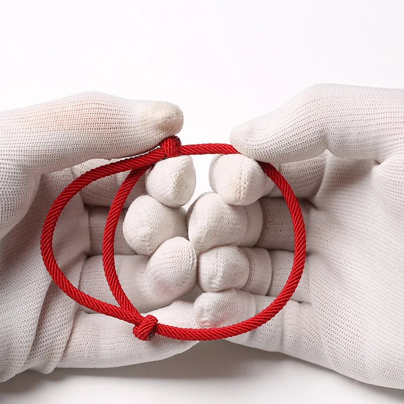 Lucky Red Rope Bracelet Women Men Handmade Woven String Couple Jewelry Adjustable Friend Gift | Украшения и аксессуары