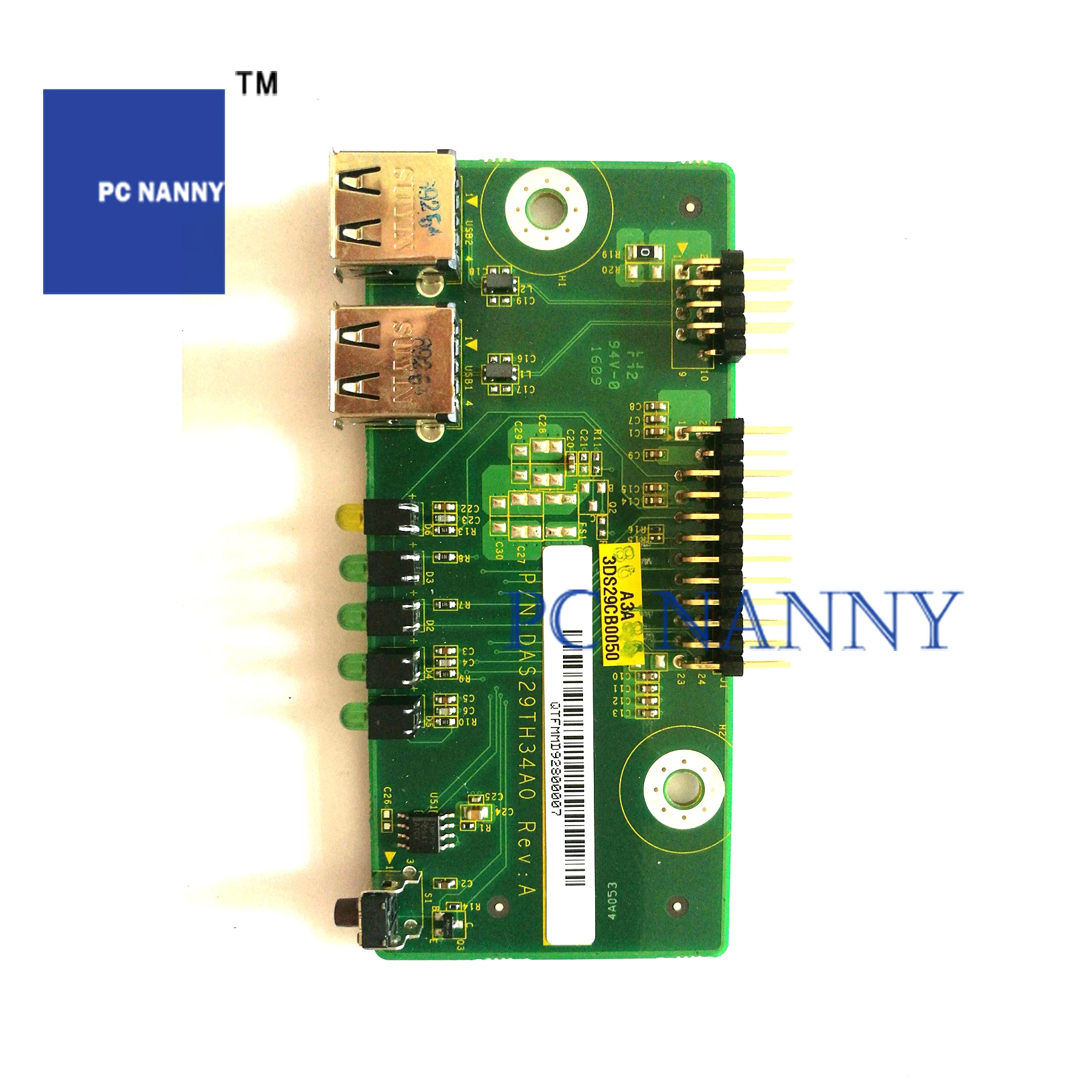 

PCNANNY FOR DELL GP284 DAS29TH34A0 QTFRPO92300905 LED USB BOARD/PANEL CN-0GP284 test good