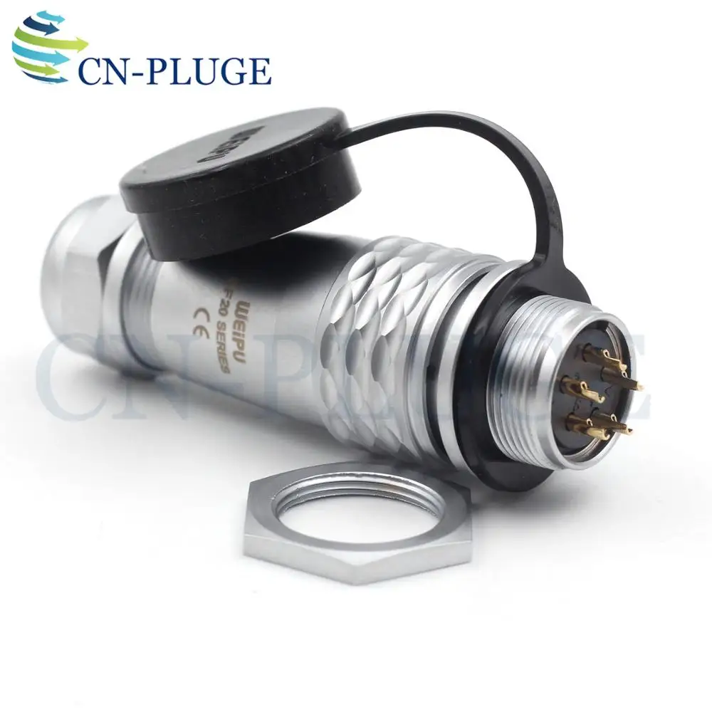 WEIPU SF2010/P SF2012/S 5 Pin Industrial Мощность разъем Водонепроницаемый автомобильный штекер и