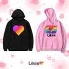Толстовки likee женские, зимняя одежда, пуловер для девушек, стиль Харадзюку, модная Толстовка для подростков