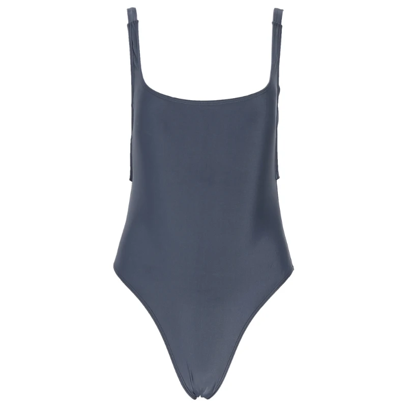 

Women Sexy Push Up One-piece Backless Solid Retro Triangle Swimsuit Swimwear