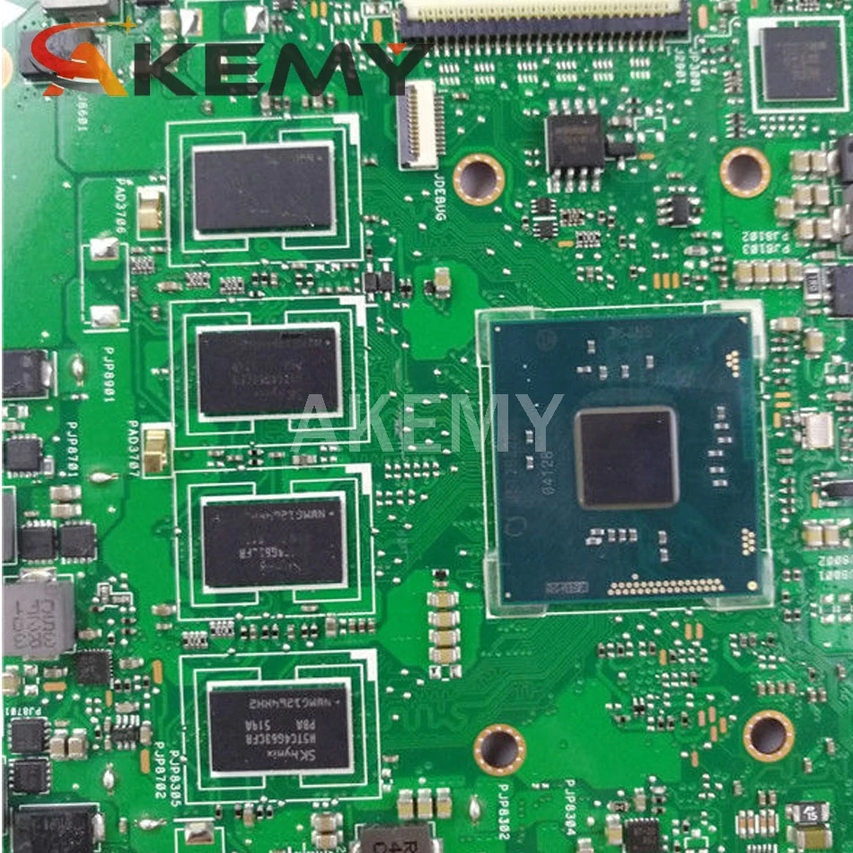 

Akemy Laptop motherboard For Asus E403SA E403S Mainboard REV.2.1 With 2G RAM N3060 N3050 N3150 N3160 32G SSD