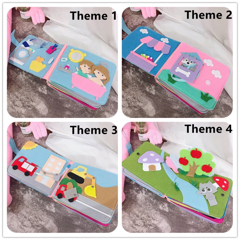 Новинка 2019 тихая тканевая книга сделай сам готовая детская для раннего