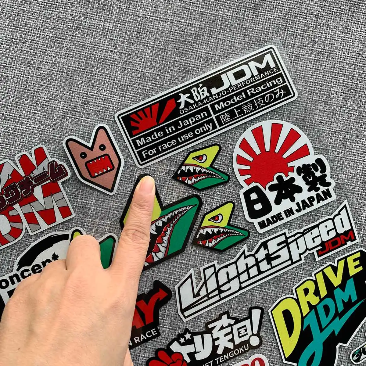 Светоотражающие наклейки для автомобиля в стиле Осака JDM 21 шт. аксессуары Toyota Honda