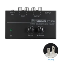 pp500 phono preamp electronic preamplifier stereo volume controls phonograph turntable portable audio interface ultra compact