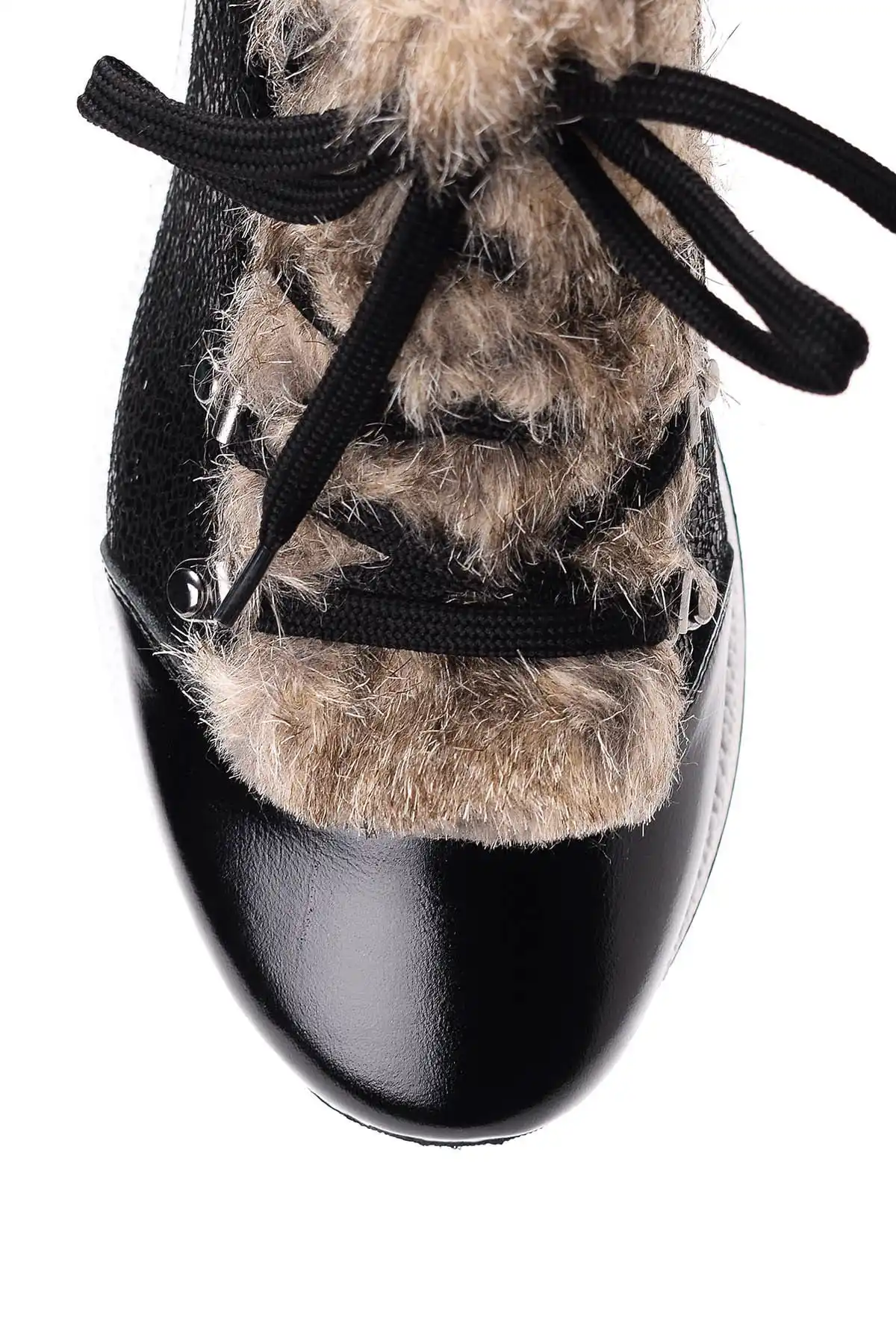 Черные женские кроссовки из натуральной кожи Derimod|Женские и кеды| |