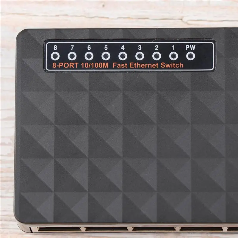 

1Pc 5-port Durable Plastic Portative High Speed Utility 10/100Mpbs Ethernet Switch Network Adapter