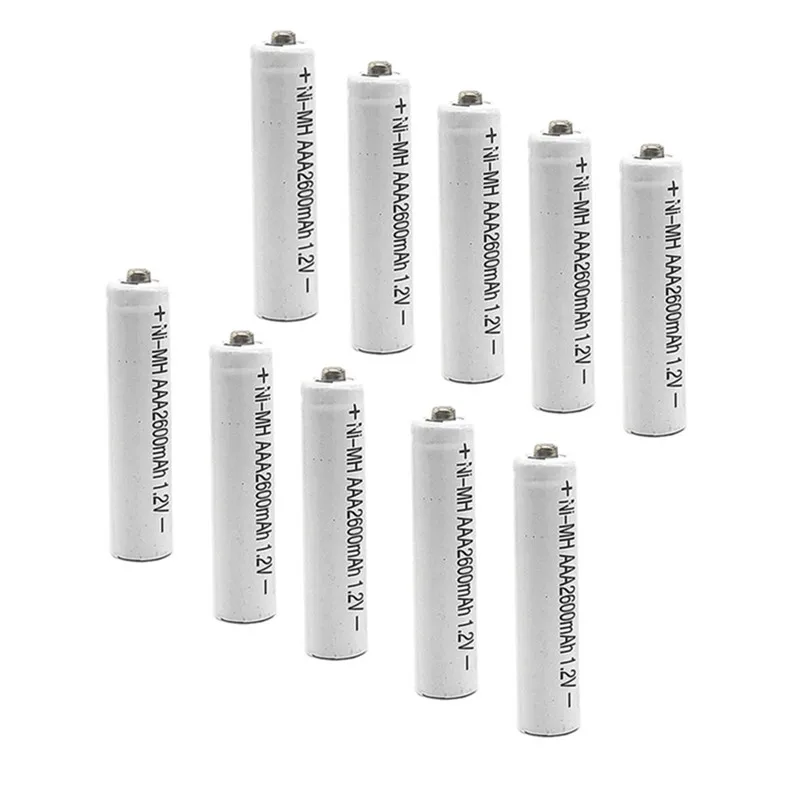 Бесплатная доставка 8/12 шт./лот батарейки типа AAA металл гидридных или никель 2600mAh 1