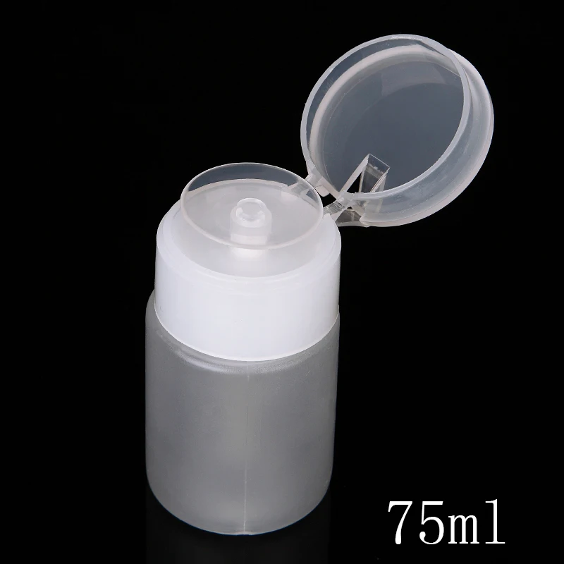 Monja Nail Art Mini Pump Dispenser Empty Bottle Acrylic Gel Polish Remover Cleaner Liquid Alcohol Disinfectant Storage Container | Красота и