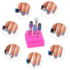 Керамические вольфрамовые сверла для ногтей набор шлифовальных насадок для маникюра вращающиеся напильники для ногтей инструменты для дизайна ногтей