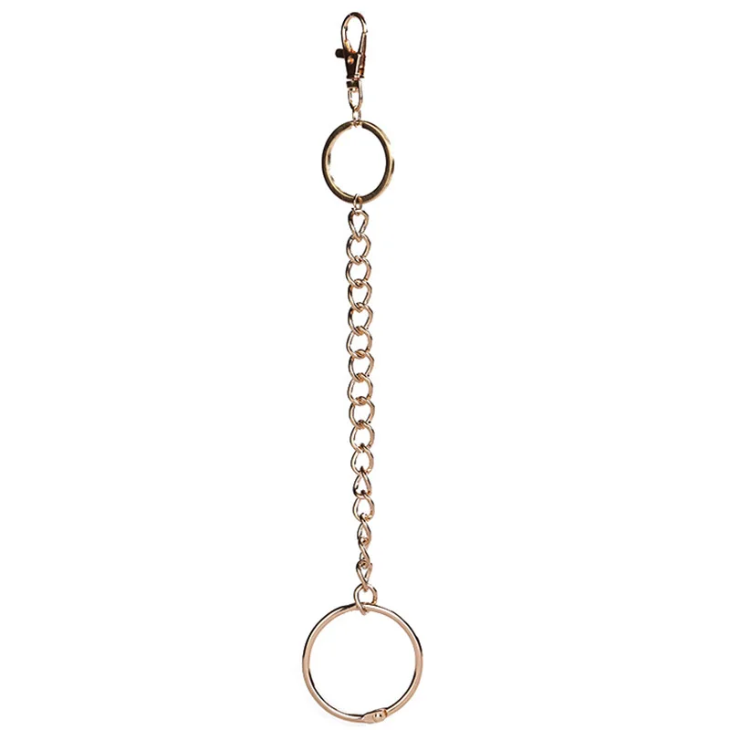 New Chains Keyrings Long Metal Keyring Keychain For Women Men Punk Hook Trouser Pants Waist Link Belt Cool Pant Chain belt | Украшения и