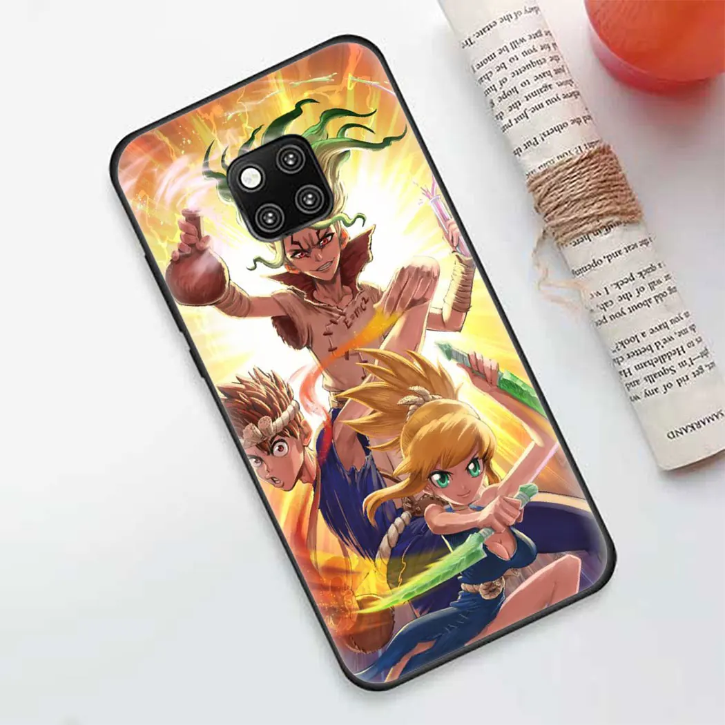 Soft silicone Cover for Huawei P20 P30 Pro Lite P8 P9 P10 Mini P Smart Z Plus 2019 Case Dr.STONE Fitted | Мобильные телефоны и