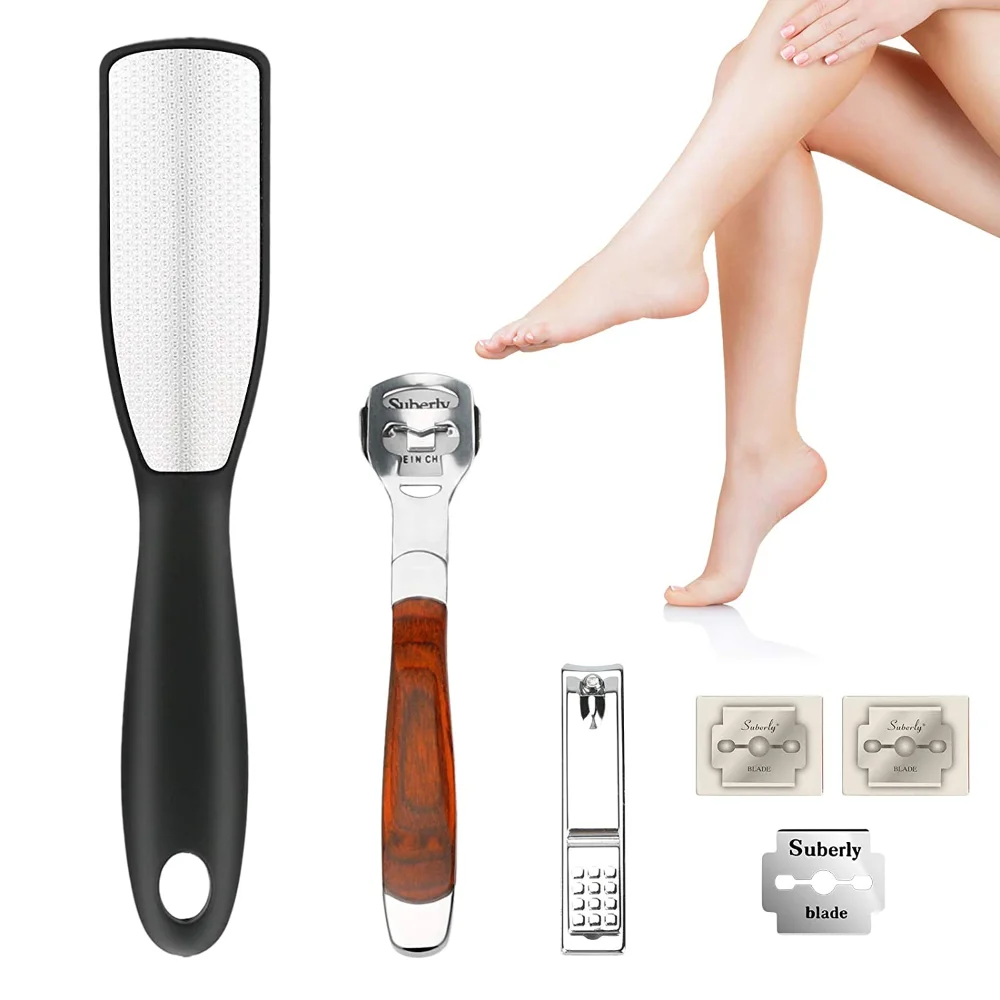 

Набор для педикюра из нержавеющей стали, набор для удаления огрубевшей кожи и педикюра, набор для ухода за ногами