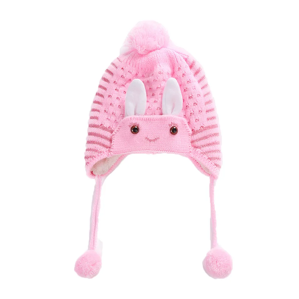 Children Baggy Warm Crochet Winter Wool Knit Ski Beanie Skull Slouchy Caps Hat baby hat knitted Hemming шапка детская | Детская