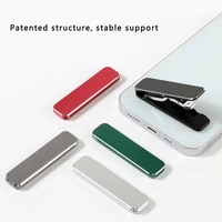 universal mini metal folding mobile phone stand aluminum alloy invisible portable folding stand desktop mobile phone accessories
