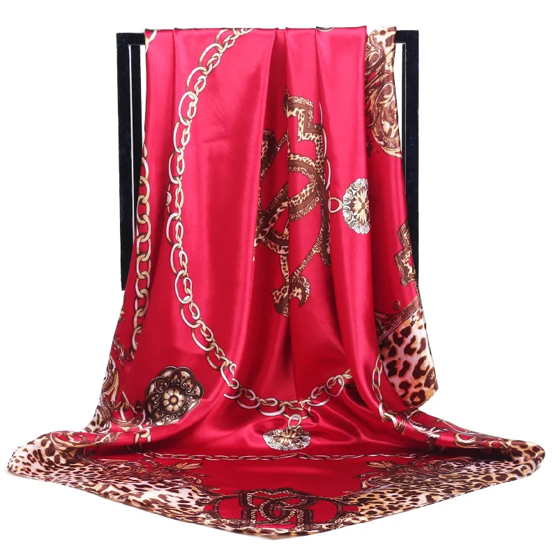 Шарф женский Шелковый 80-100 см |