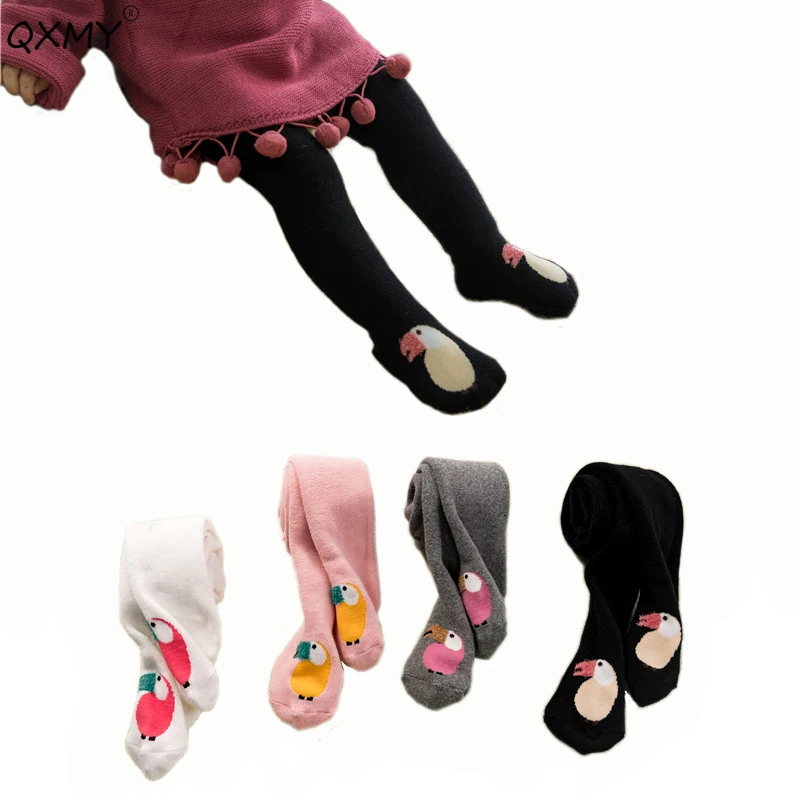

winter newborn babies pantyhose warm cartoon thicken stocking for baby girls children cotton tights baby girls accessories 0-2T