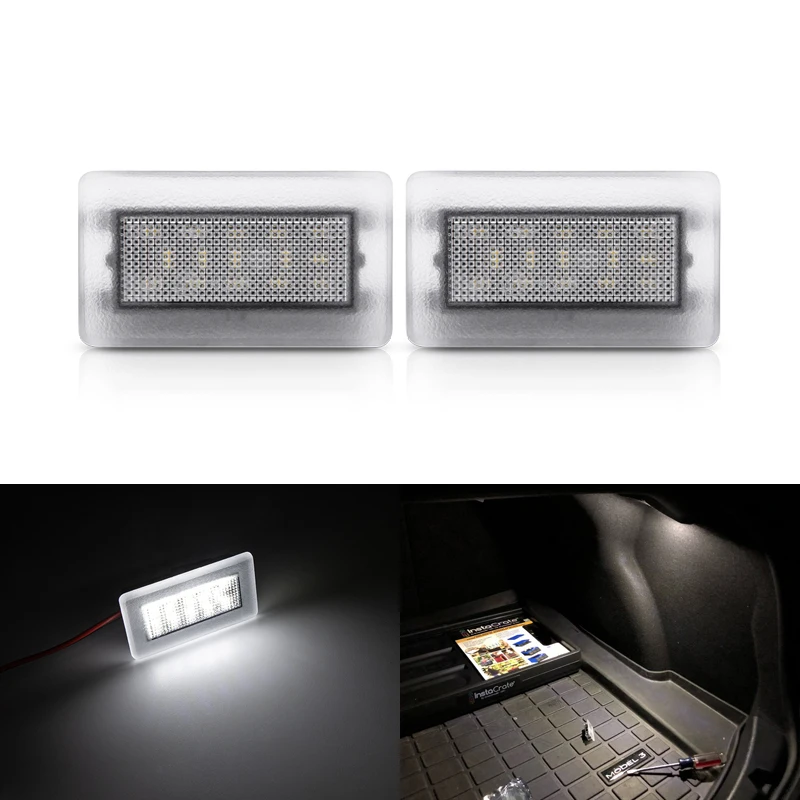 

Подходит для Tesla Model X 14-18 Model S 15-18 Model 3 17-18 SMD белый светодиод для внутреннего багажника/двери любезности/подсветки для ног
