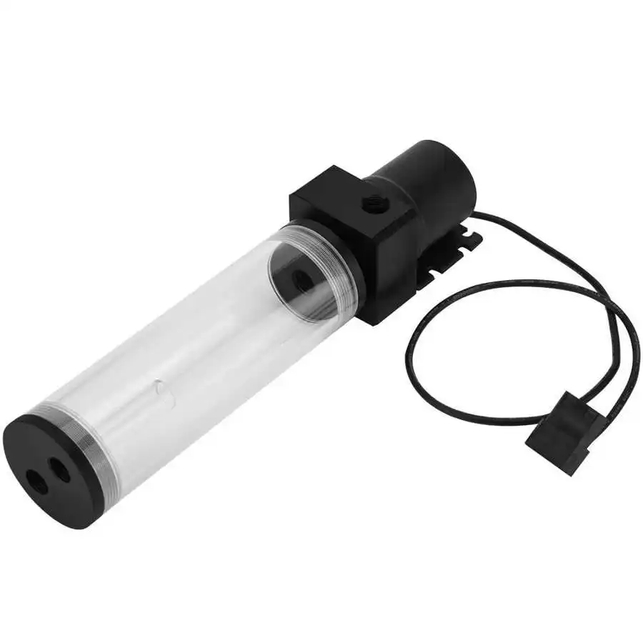 Акриловый цилиндрический резервуар для водяного охлаждения 100 л/ч водяной насос