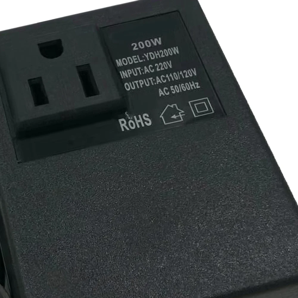 

200W AC 220V To 110V Intelligent Efficient Power Adapter Step Down Transformer Voltage Converter Travel Power Adapter Household