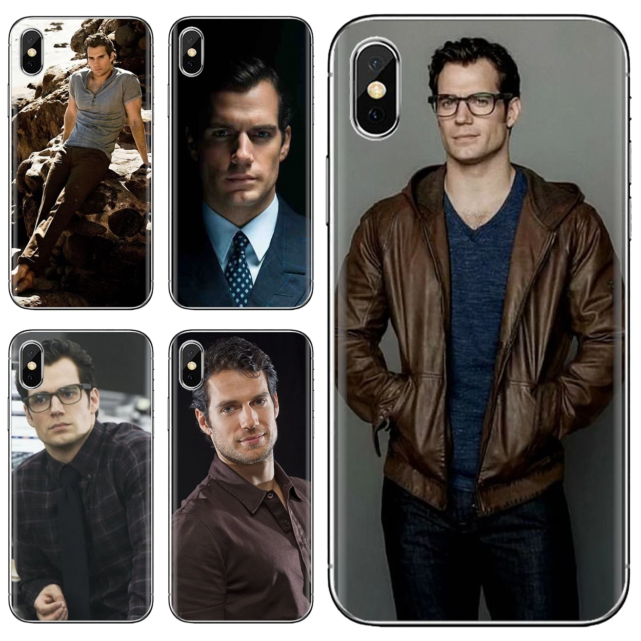 Для Samsung Galaxy Note 2 3 4 5 8 9 S2 S3 S4 S5 Mini S6 S7 Edge S8 S9 Plus Мягкий Силиконовый ТПУ чехол Henry Cavill Man