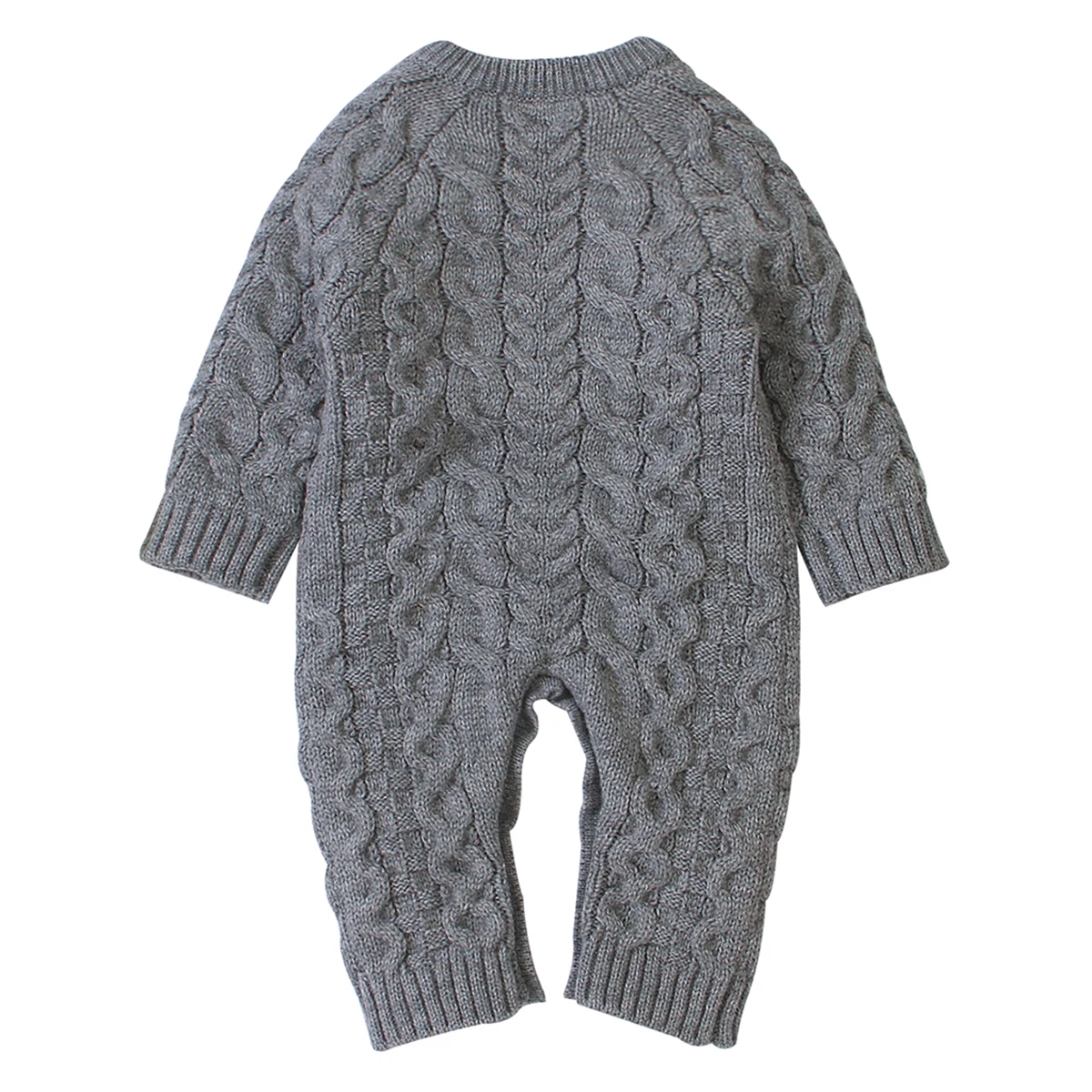 Для маленьких девочек Комбинезон вязаный для новорожденных одежда женщин