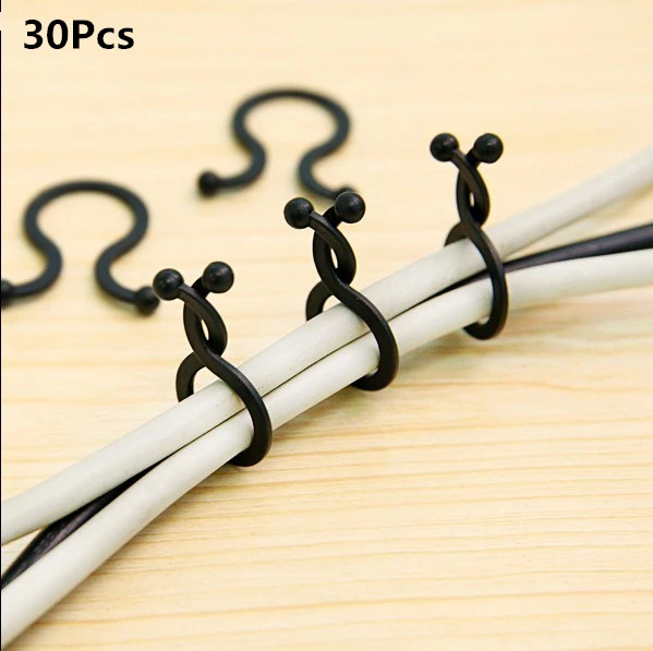 30 шт. устройство для сматывания кабелей фиксированные наушники Usb зарядное