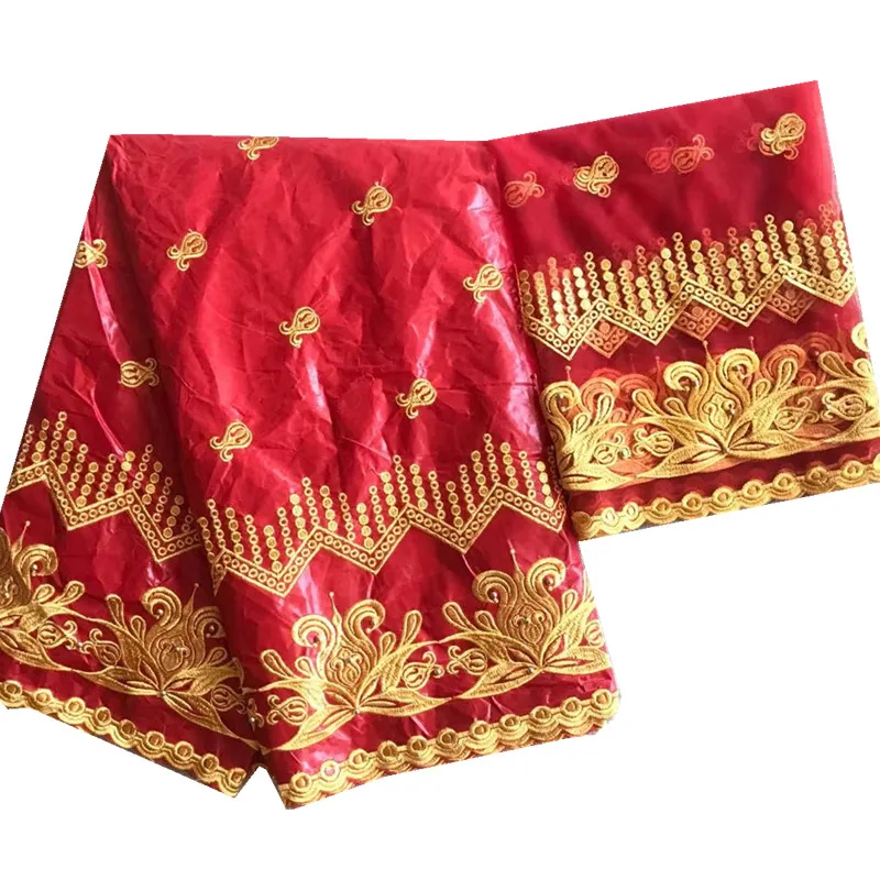 

High quality bazin riche getzner with embroidery 5+2yards beaded bazin getzner with tulle lace blouse