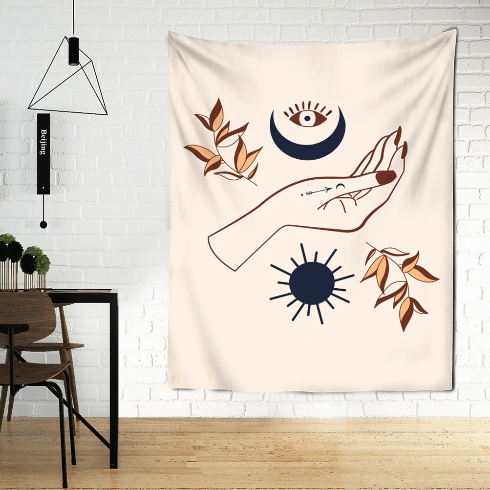 Таинственный котенок гадания ведьмастерская гобелен настенные гобелены Baphomet