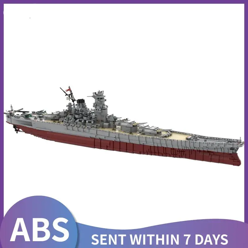 

MOC Battleship YamatoED Model Star Series Blazers Building Blocks Assembly Movie Military ships Bricks children's Toys