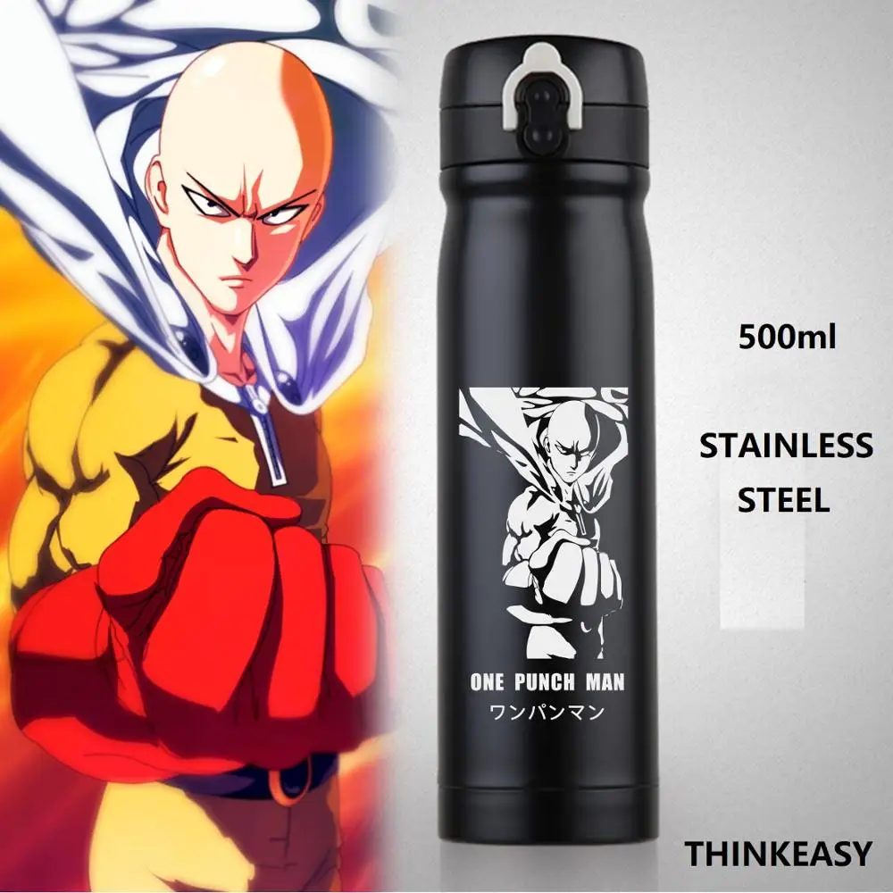 OUSSIRRO ONE PUNCH-MAN тема термос Сайтама чистый цвет кружки чашка кухонный инструмент