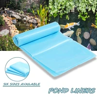 6sizes landscaping blue hdpe fish pond liner garden pools reinforced hdpe heavy cloth 3 10m pool pond waterproof liner