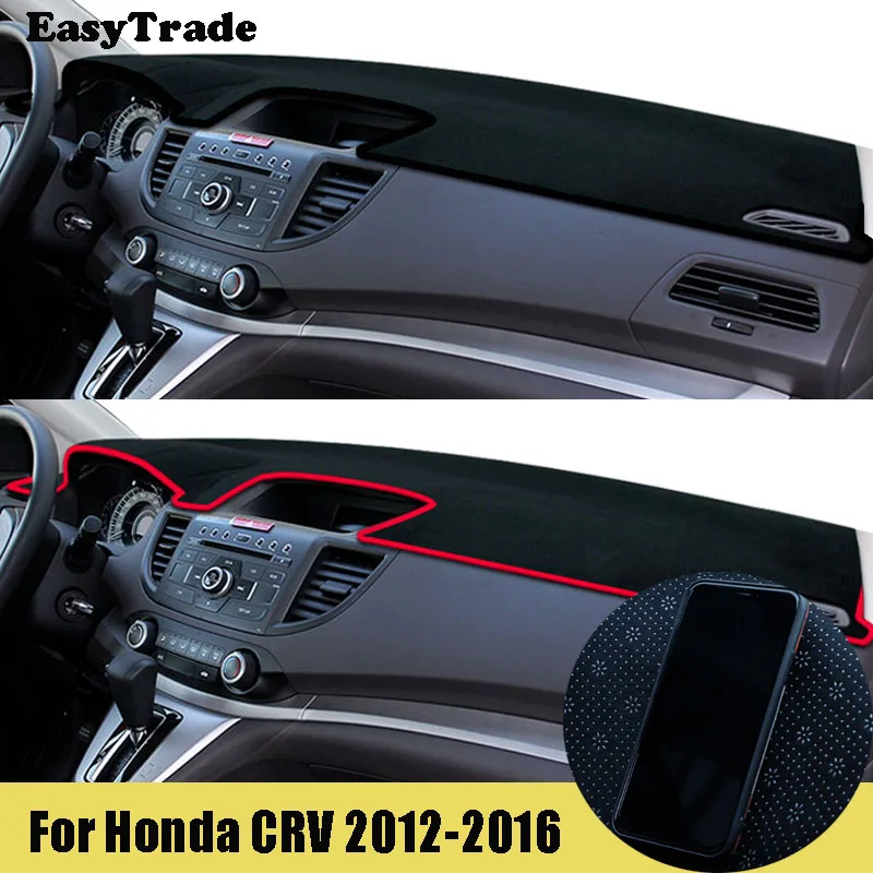 

For Honda CRV 2013 2014 2015 2016 Accessories Car Non-slip Dashboard Light-proof Mat Cover Instrument Shading Pad Carpet Mat