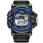 Часы наручные мужские светодиодные, брендовые Роскошные светящиеся водонепроницаемые цифровые, в стиле милитари, для спорта на открытом воздухе