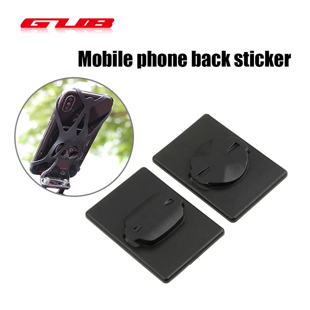 

GUB Bike Bicycle Mobile Phone Mount Sticker with Strap GPS Holder Riding Adhesive Support Stand Back Adapter for Garmin Bryton