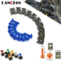 motorcycle fairing screws fastener clips body spring nut bolts kit for yamaha fazer 700 fzx700 fazer fj1100 fj1200 s t fj1200a