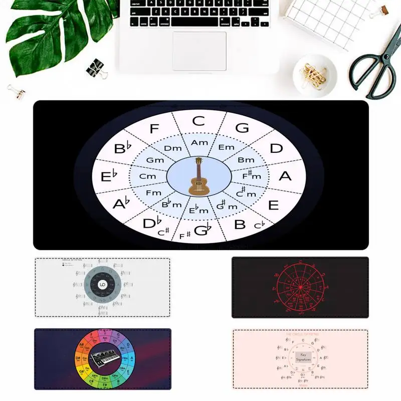 

Luxury Circle of Fifths Mouse Pad Gaming MousePad Large Big Mouse Mat Desktop Mat Computer Mouse pad For Overwatch