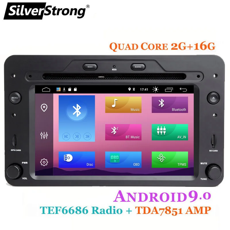 SilverStrong Android9.0 автомобильный DVD для Alfa Romeo 159 Spider Brera автомобильное радио GPS с опцией
