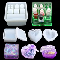 jewelry epoxy resin casting mold set mixed style uv resin tool mold diy handmade jewelry making findings kits supplies