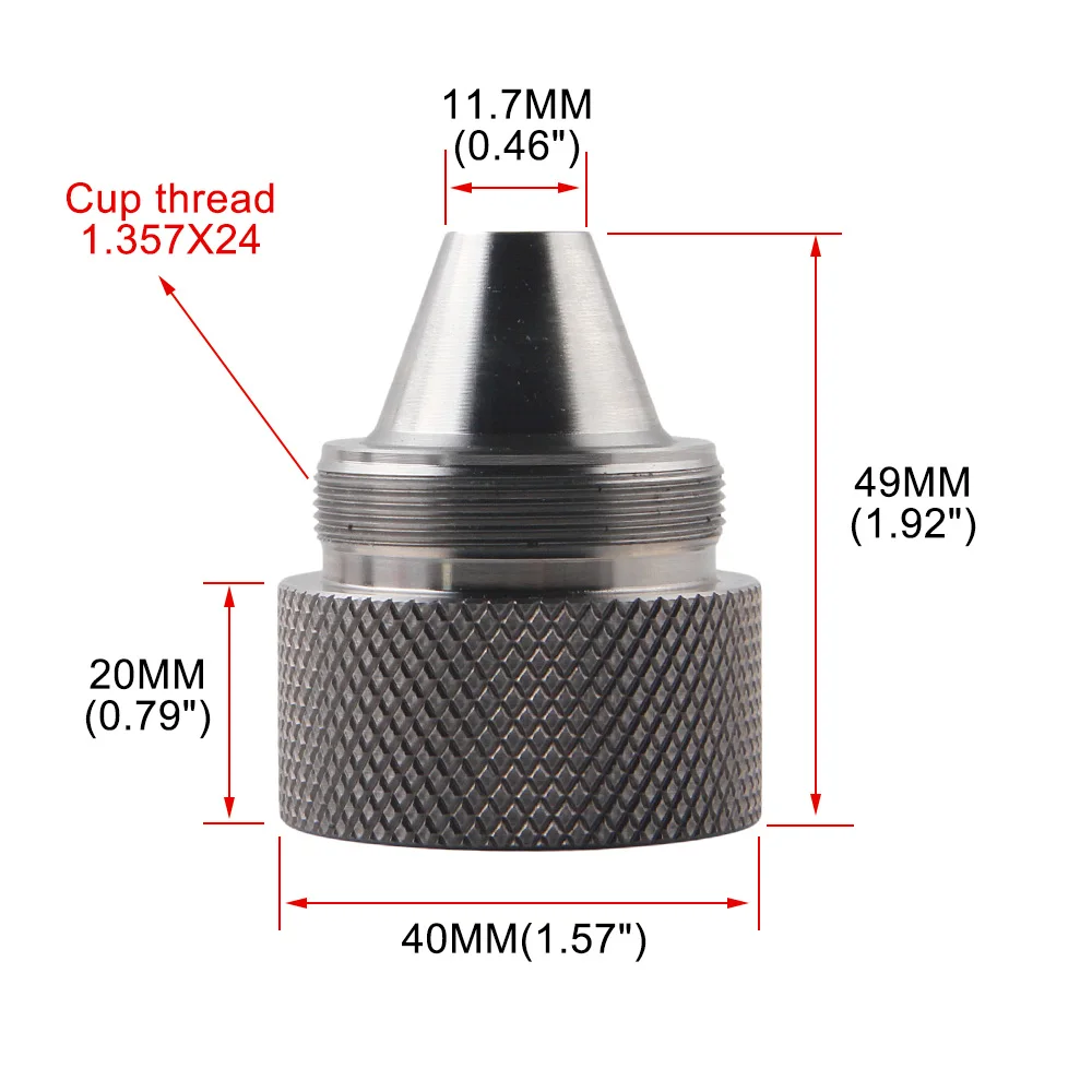 

stainless steel end cap screw Baffle adpater for Fuel Filter QT120 mst solvent traps Napa 4003 WIX 24003