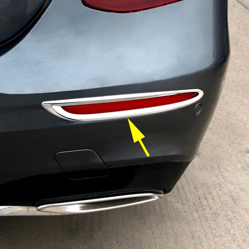 

Хромированная задняя противотуманная фара, противотуманная фара, крышка, отделка, литье, детали, подходят для Mercedes Benz E-Class Sport W213 2017, аксессуары