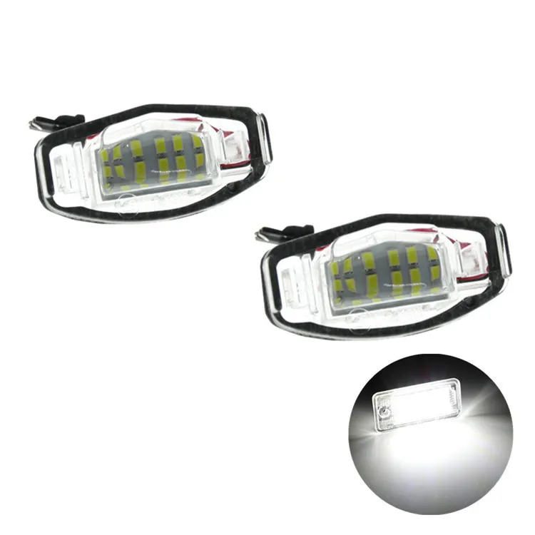 

2 шт., светодиодный ные лампы для номерного знака Honda Civic Accord Odyssey