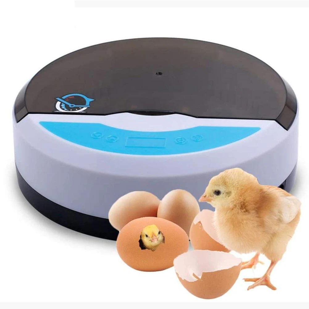 

Fully Automatic LED Incubator 9 Egg Temperature Humidity Chicken Incubator Farm Hatchery Machine Accessories For Bird Quail