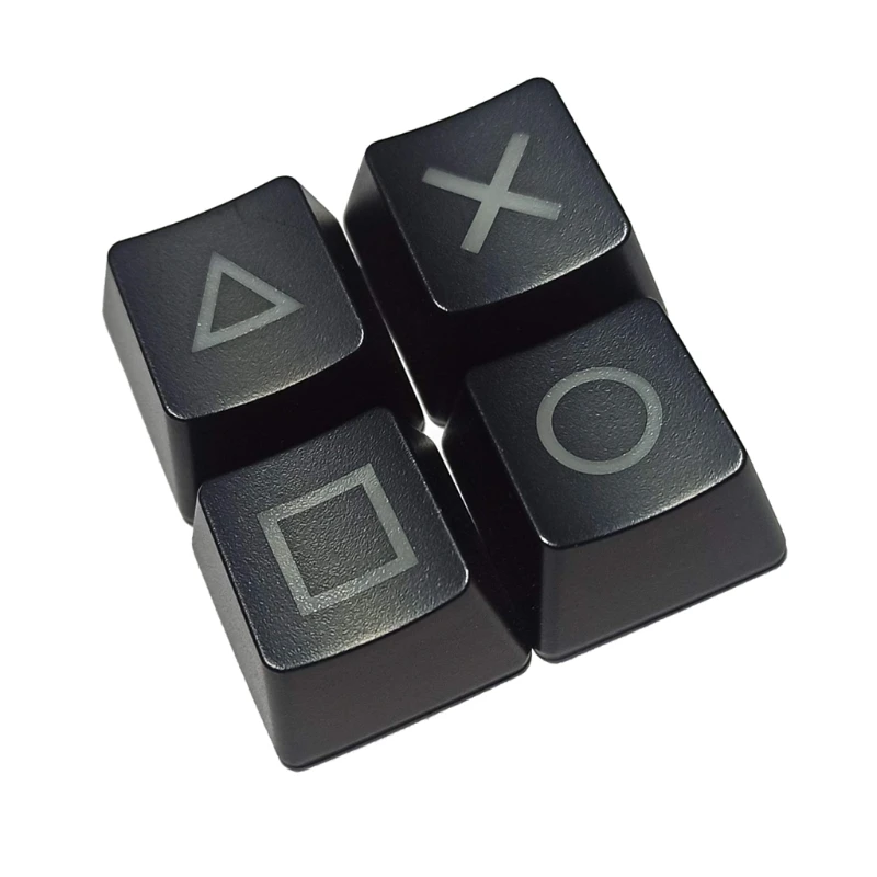 

4Pcs Shine Through Keycaps ABS Backlit Etched Shine-Through Light OEM keycaps P9YA