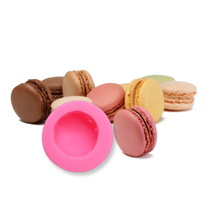 

3D Stereo Macaron Style Silicone Mold DIY Handmade Soap Candle Mold Fondant Cake Chocolate Decorating Silicone Soap Mold