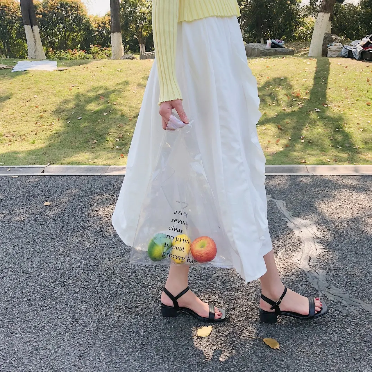 

Beige Heeled Sandals Buckle Strap Women's Low Shoes 2021 Summer Black Low-heeled New Comfort Clear Block Fashion Gladiator Clogs