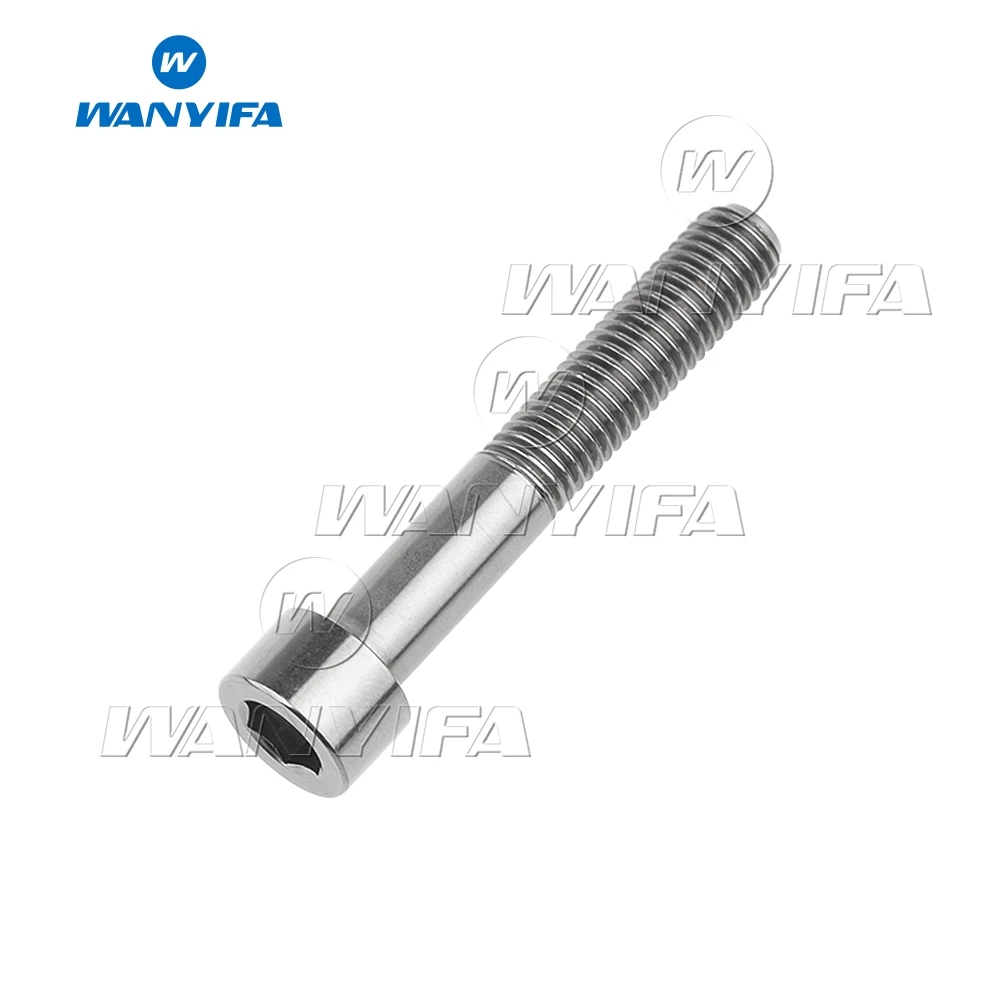 Титановый "Wanyifa" M7 x 43 мм M7x40mm болт цилиндрический Columniform винты с шестигранной головкой 6AL-4V Американского общества по испытанию материалов) высокого качества класса 5