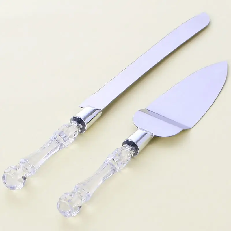 Нержавеющая сталь Ножи и лопата для снега комплект из двух предметов набор пиццы