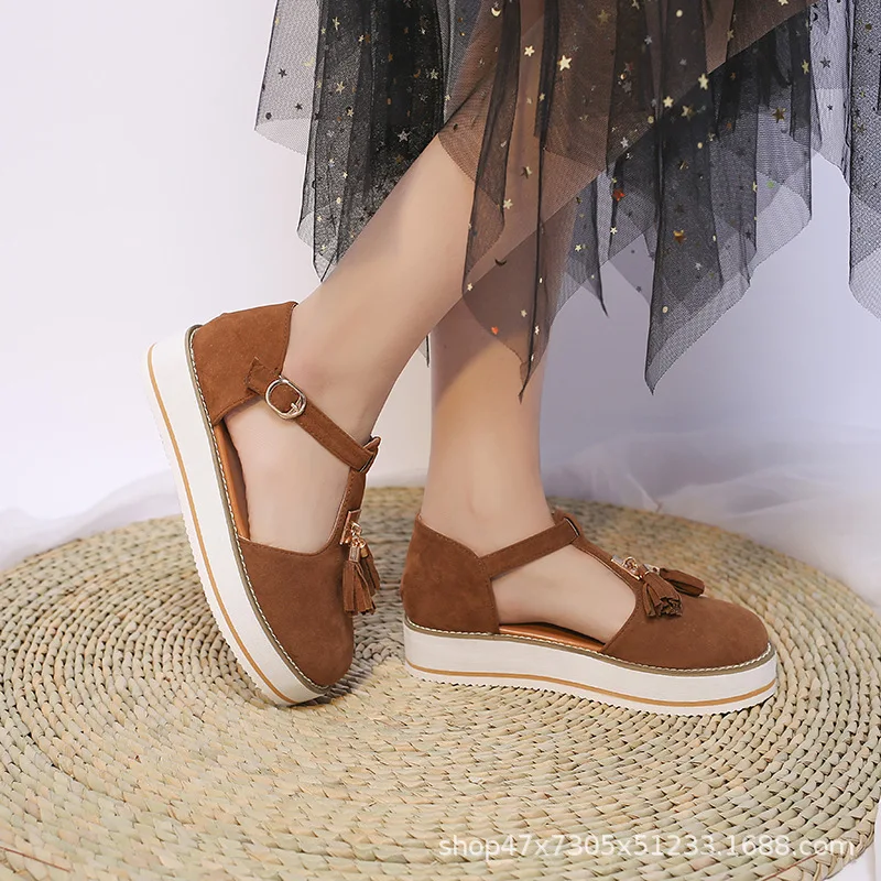 

New Tassel Round Toe Flat Sandals