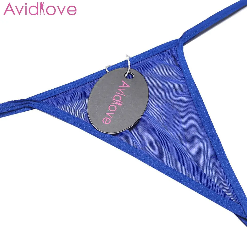 Комплект сексуального женского белья Avidlove размера плюс с g стринги эротическая